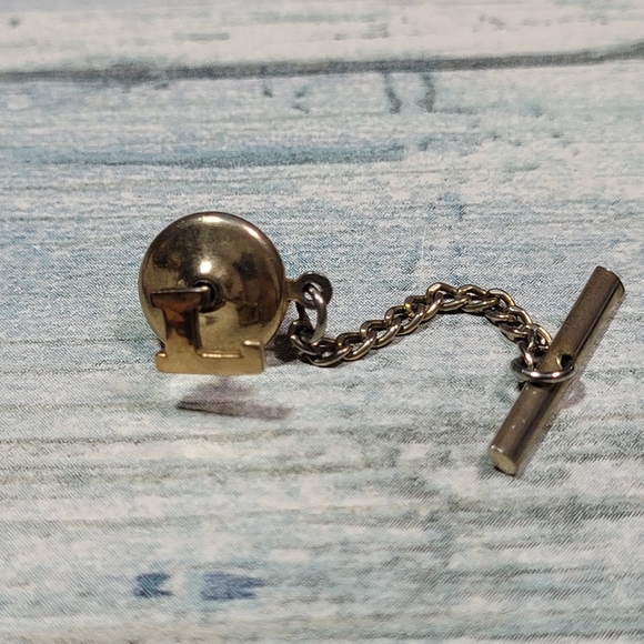 Vintage Anson 14K L Initial Tie Tack. - Picture 2 of 9